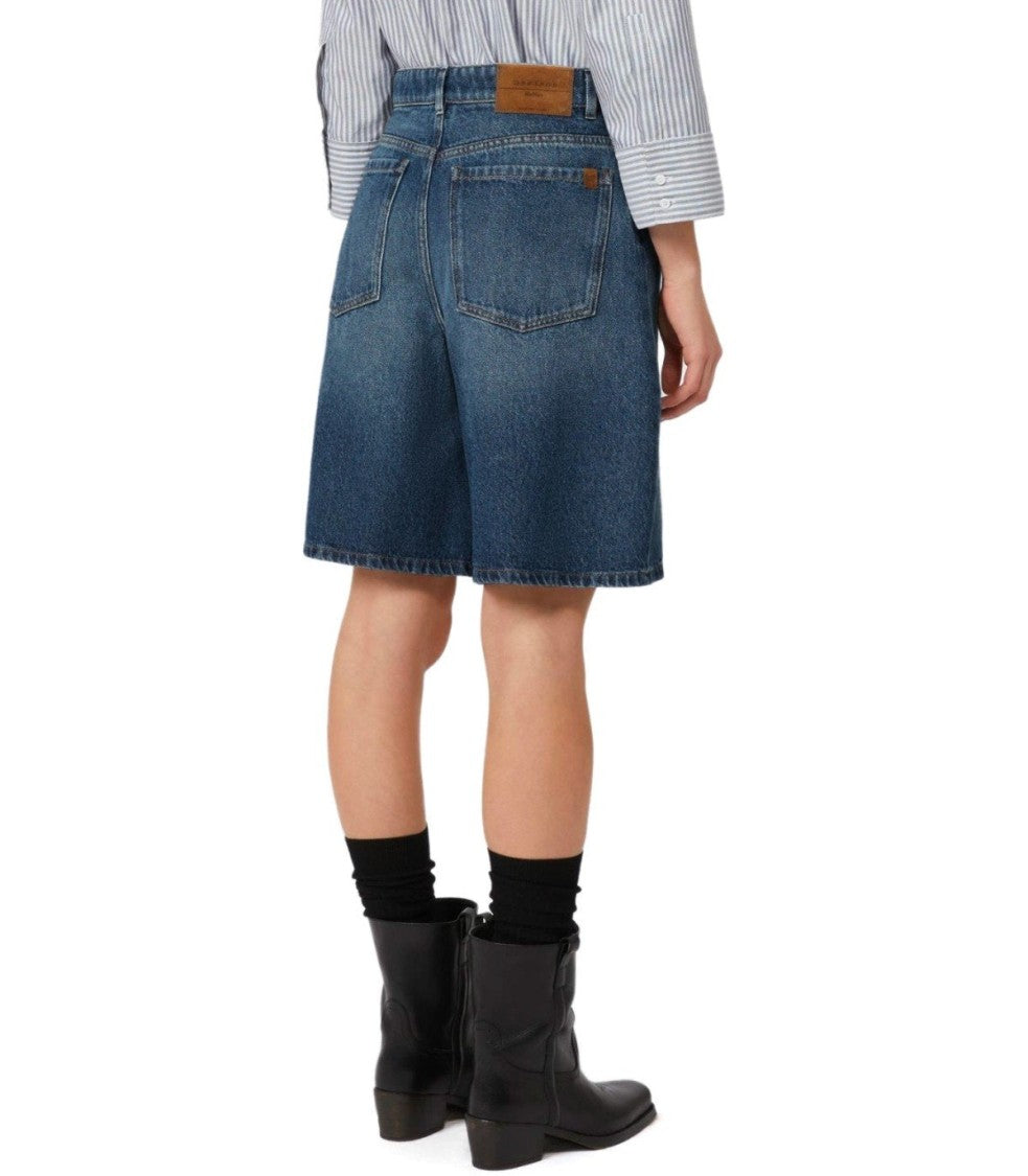 Max Mara Donnola Blue Bermuda Shorts