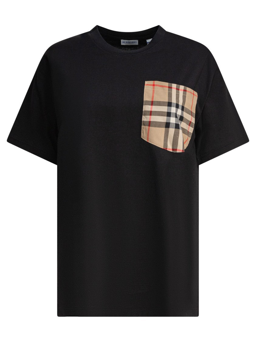 Burberry Cotton Crew Neck T-Shirt