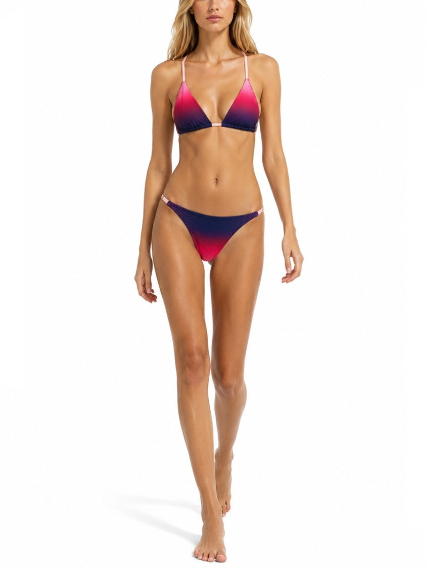Casablanca Aubergine Gradient Clasp Bikini