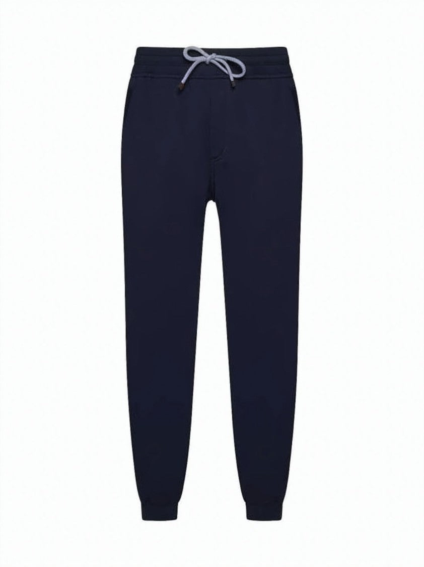 Brunello Cucinelli Relaxed Fit Jogger Pants With Ribbed Cuffs