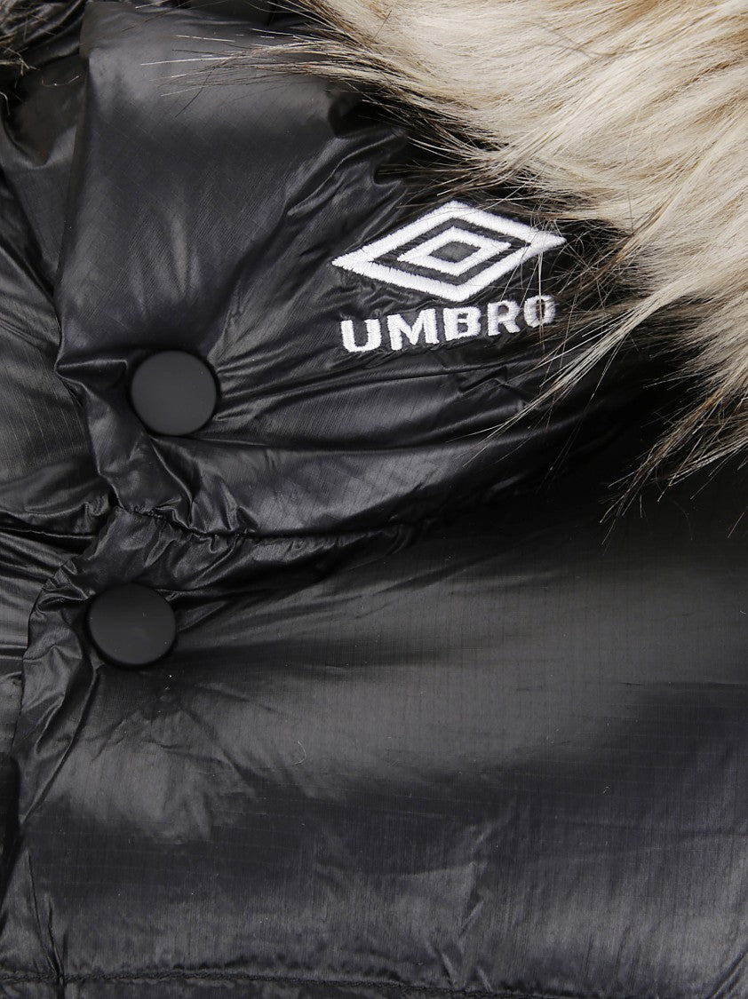 Umbro Puffer Jacket With Faux Fur Hood