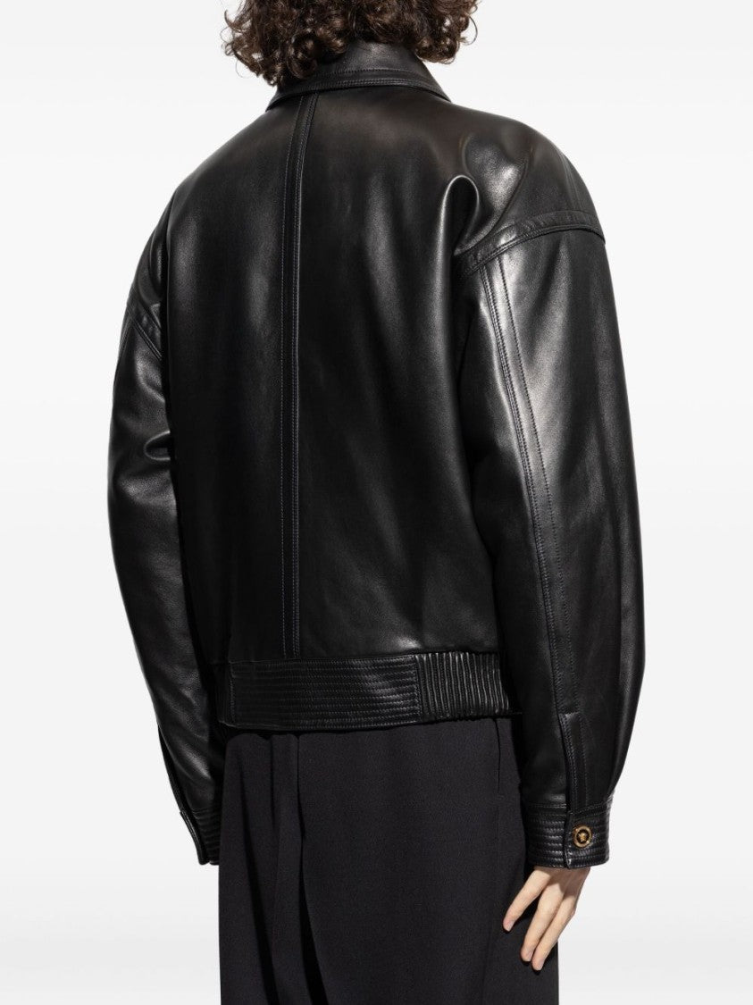 Versace Plongé Nappa Leather Jacket