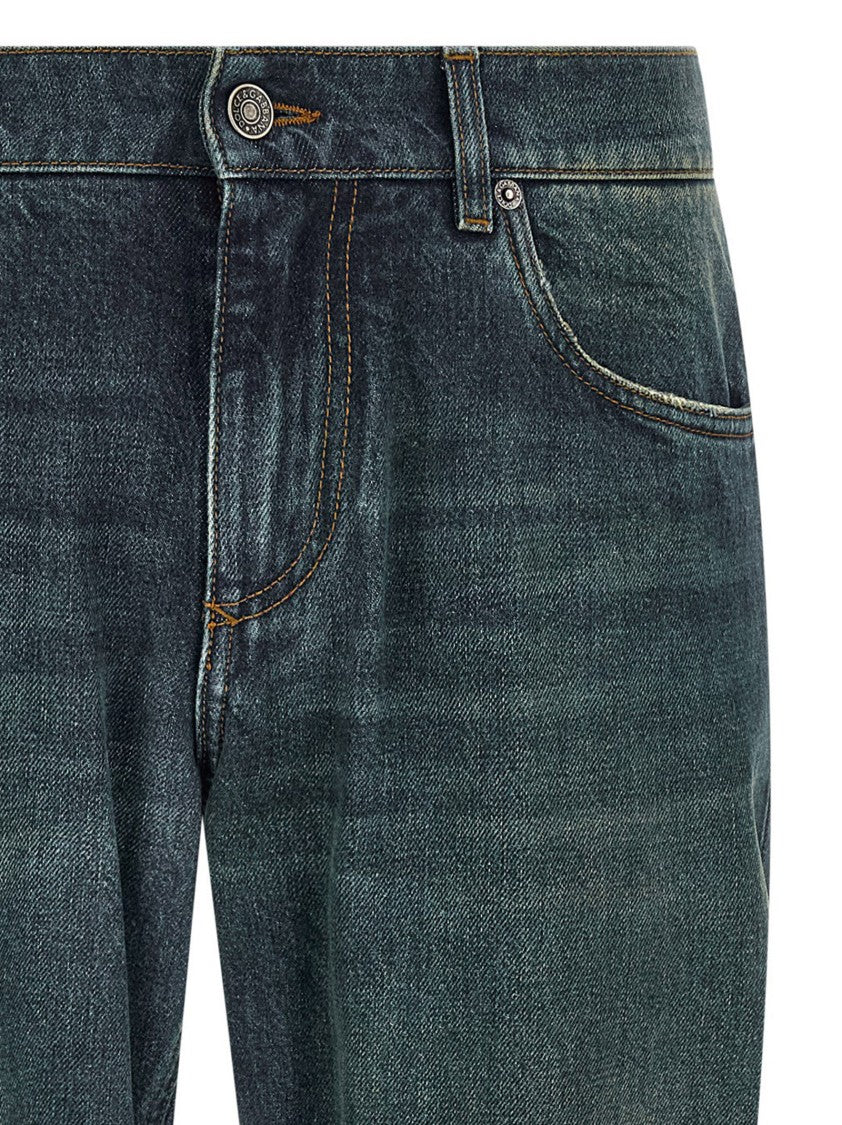 Dolce & Gabbana Stone Washed Denim Jeans