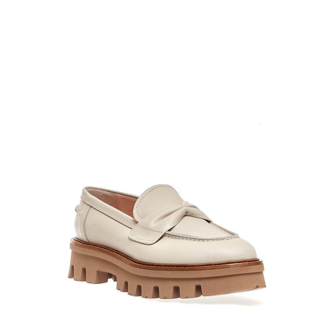 Tory Burch Chalk Nappa Moccasins