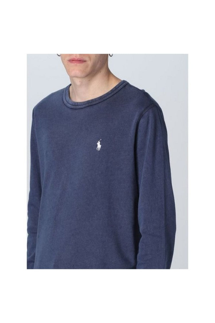 Polo Ralph Lauren Sky Blue Cotton Sweatshirt