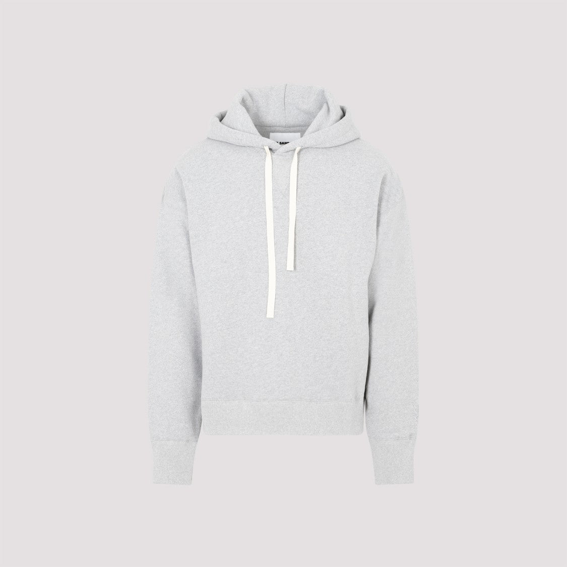 Jil Sander Grey Cotton Hoodie