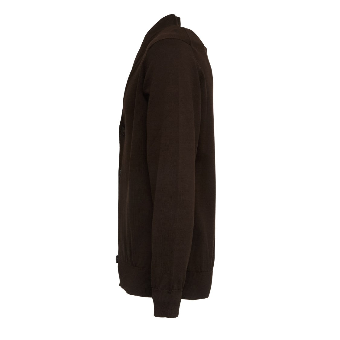 Filippo De Laurentiis Cotton Crepe V-Neck Cardigan