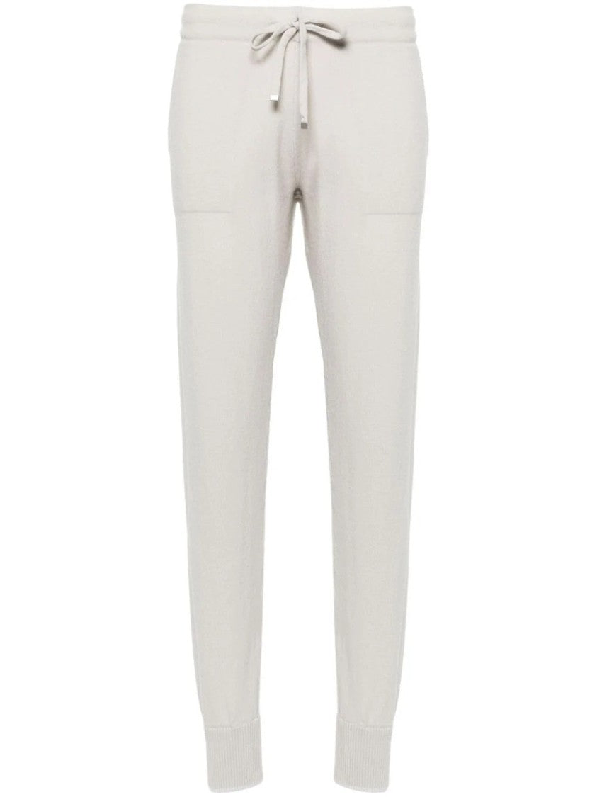 Eleventy Tapered Knitwear Pants With Tipping Detail