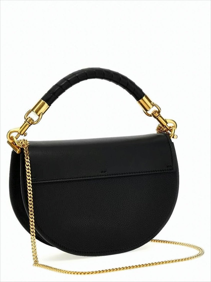 Chloé Half-Moon Calf Leather Tote Bag