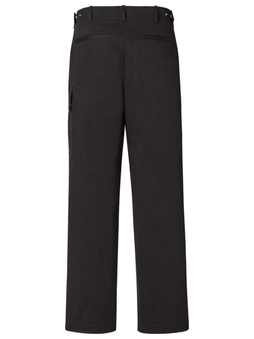 Fendi Straight-Leg Cargo Pants With Subtle Logo Detail