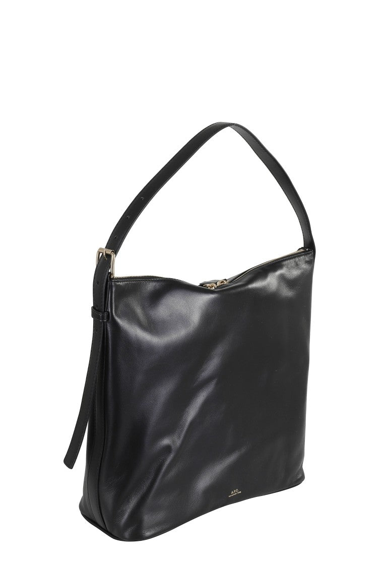 A.P.C. Sac Vera Leather Shoulder Bag