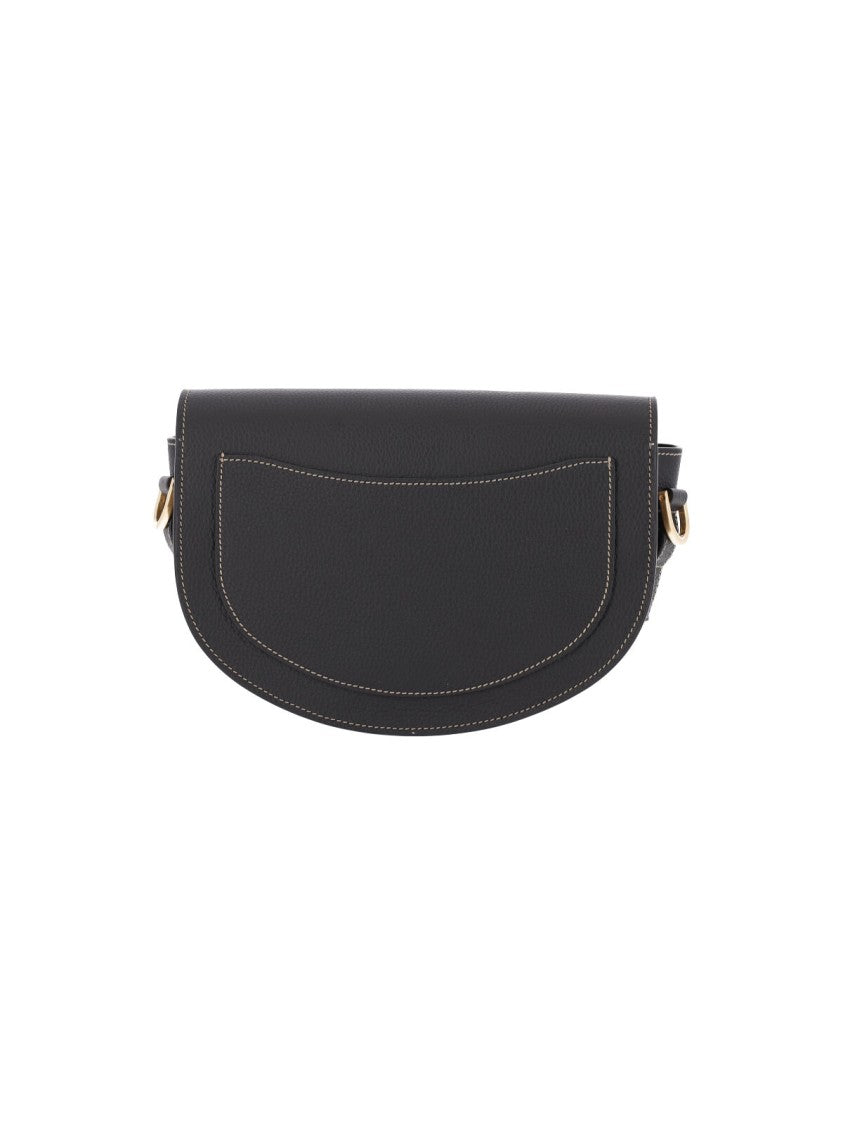 Tod's Black T Signature Calfskin Shoulder Bag