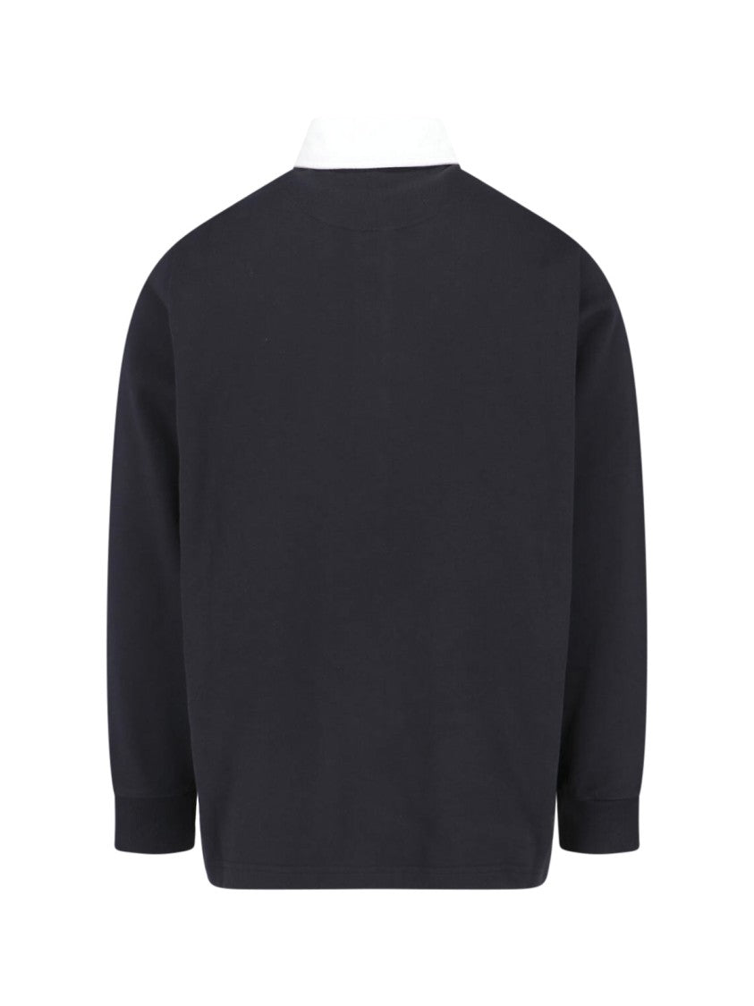 J. W. Anderson Dark Blue Art Club Rugby Shirt