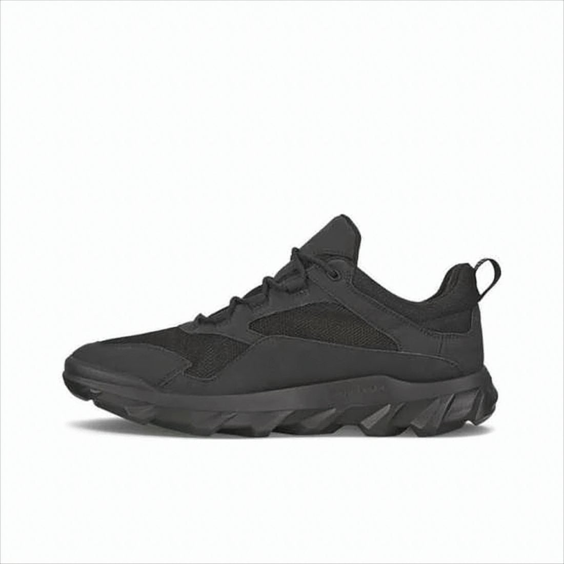 Ecco Black Sneakers With Breathable Fabric