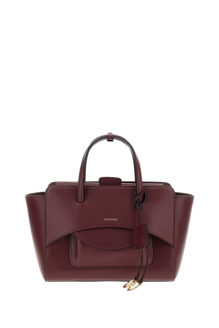 Hidesins Red Flap M Leather Shoulder Bag