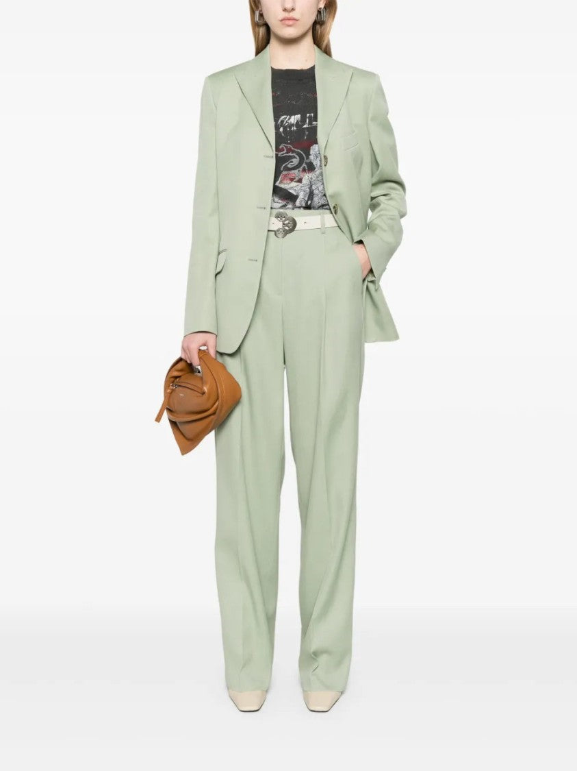 Golden Goose Sage Green Wool Blazer