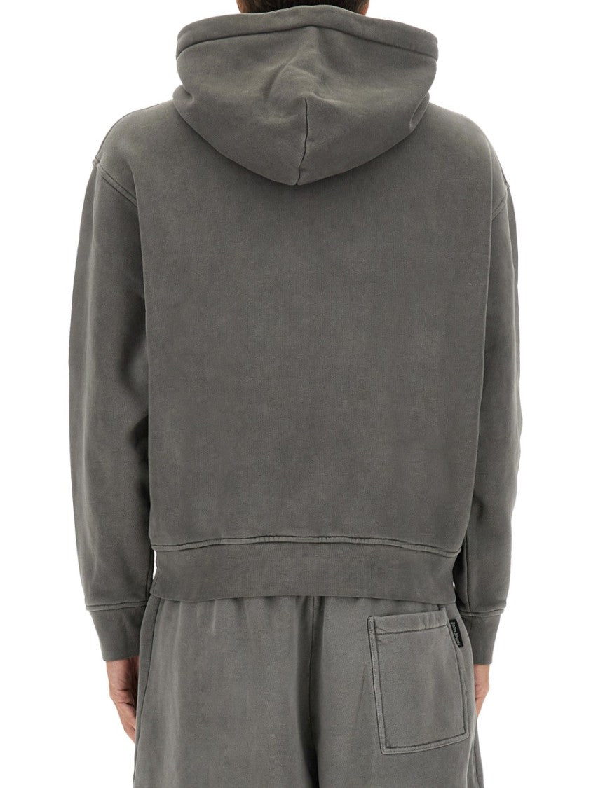 Palm Angels Relaxed Fit Hooded Sweatshirt