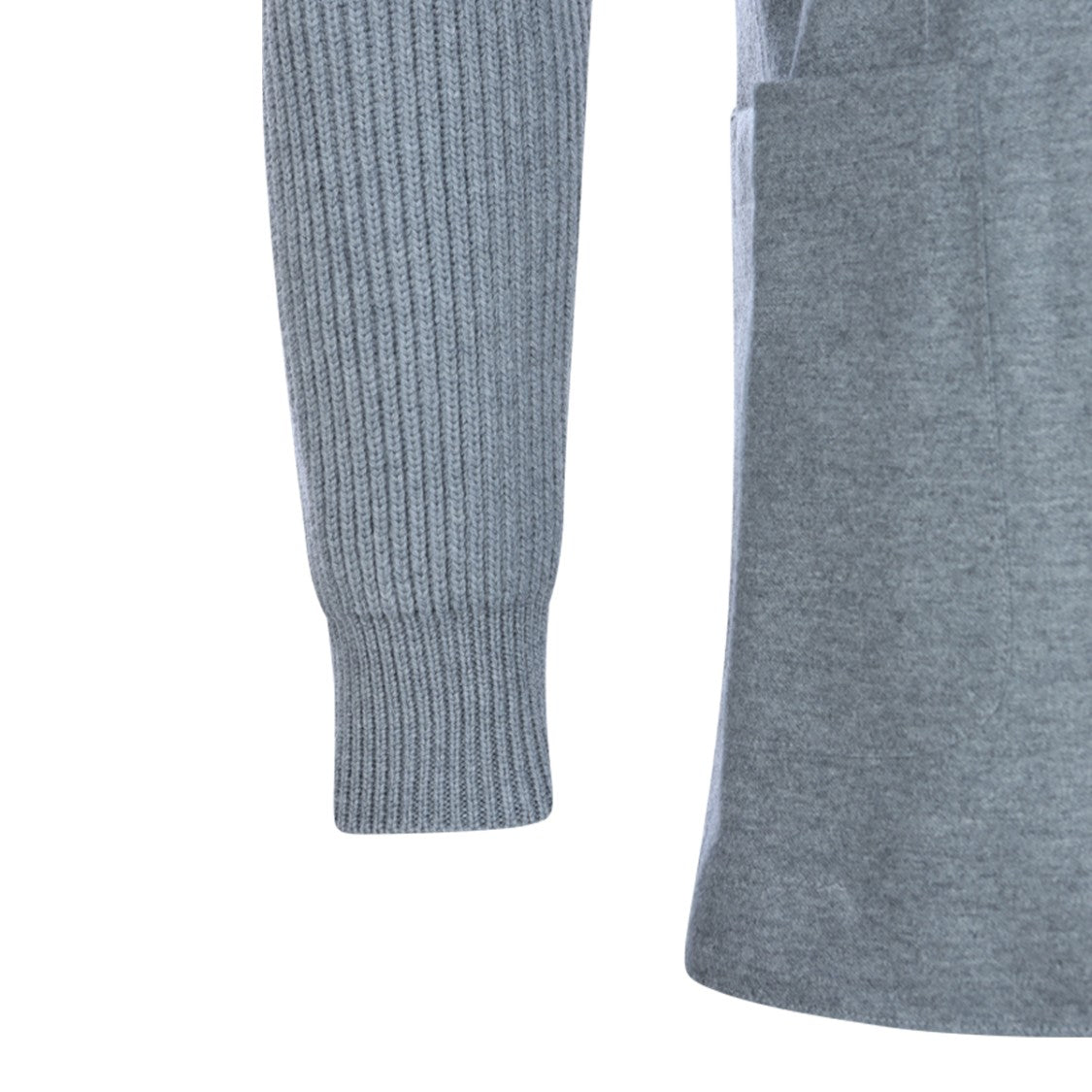 Eleventy Hybrid Ribbed-Knit Blazer