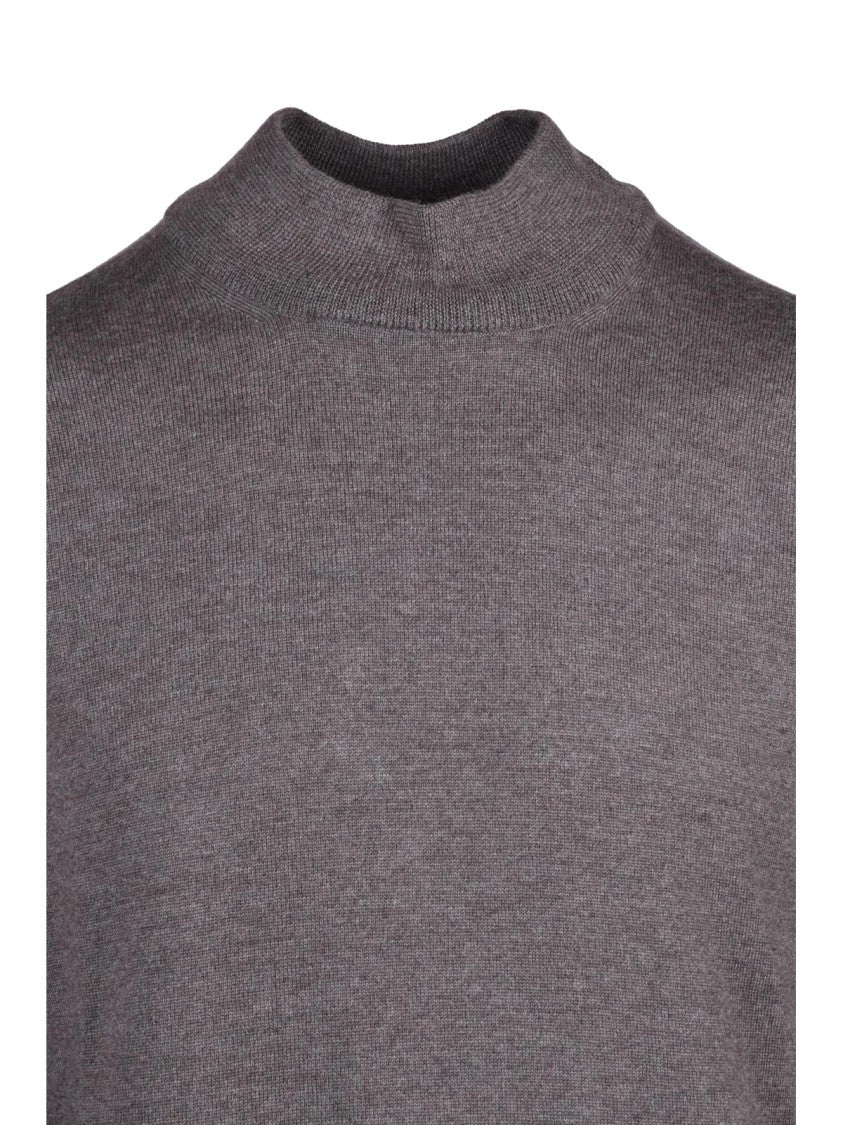 Gran Sasso Turtleneck Sweater In Vibrant Turquoise Virgin Wool