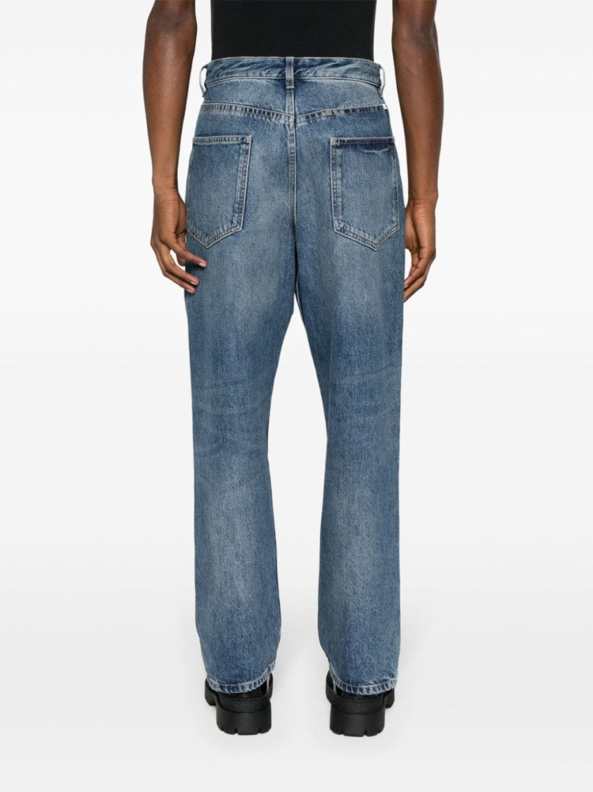 Givenchy Mid-Rise Indigo Blue Denim Jeans