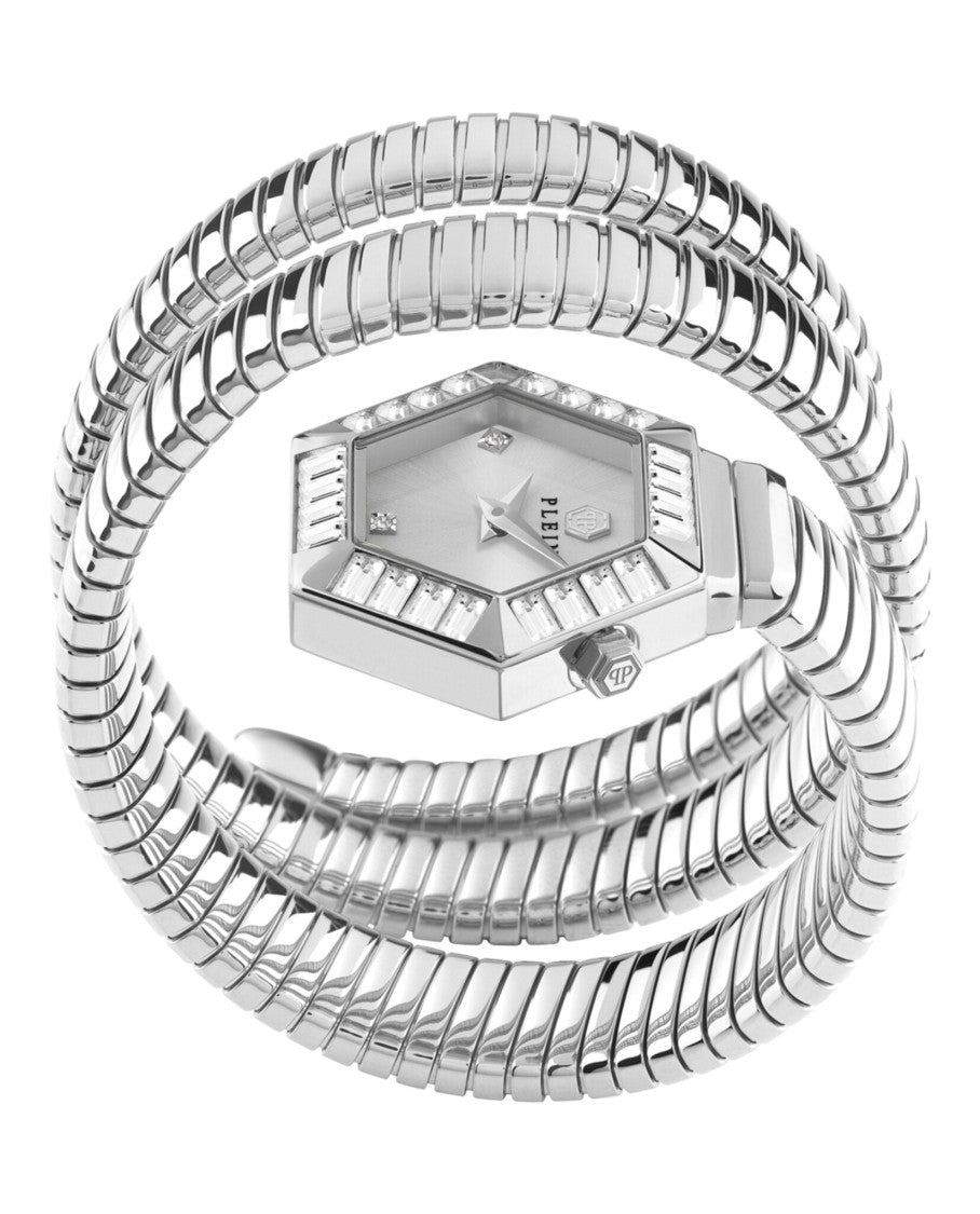 Philipp Plein $Nake Hexagon Crystal Watch