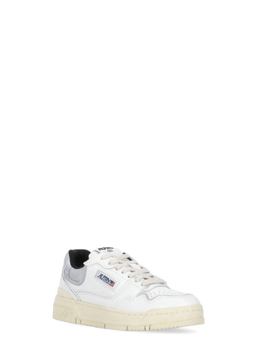 Autry White Leather Clc Low Sneakers
