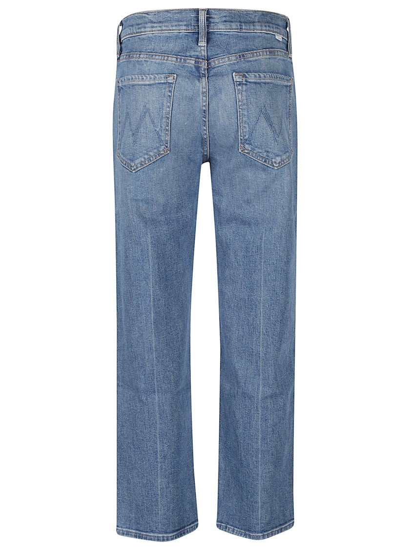 Mother The Newbie Ankle Denim Cotton Jeans