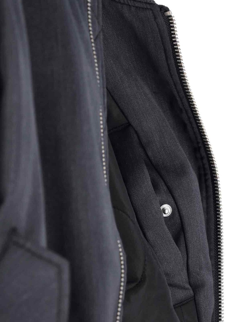 Entire Studios Bomber Jacket With Ribbed Collar