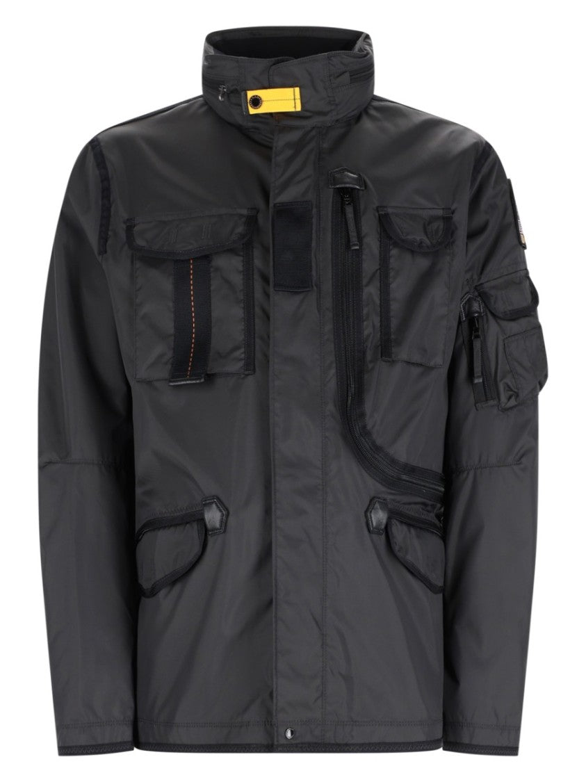 Parajumpers Black Morgan Spring Matte Finish Jacket