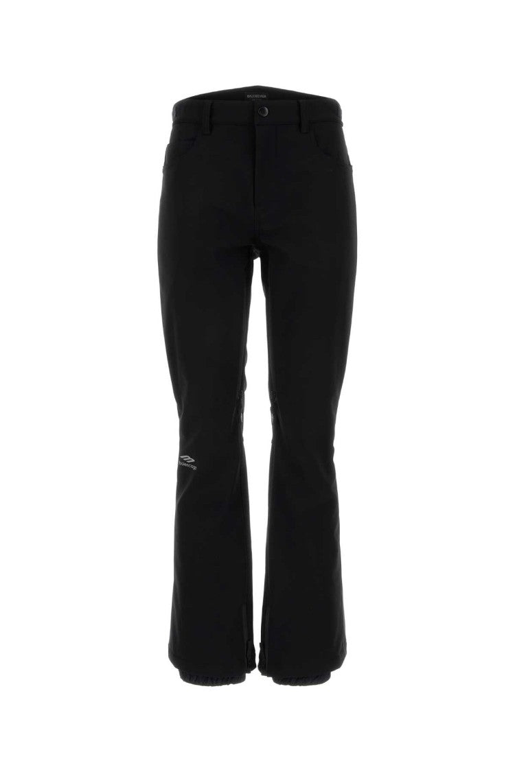 Balenciaga Black Stretch Nylon Ski Pant