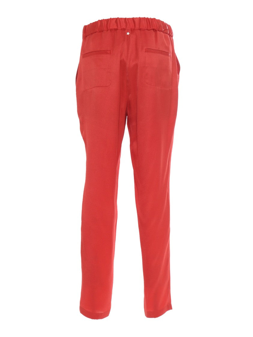 Lorena Antoniazzi Tapered Red Pants