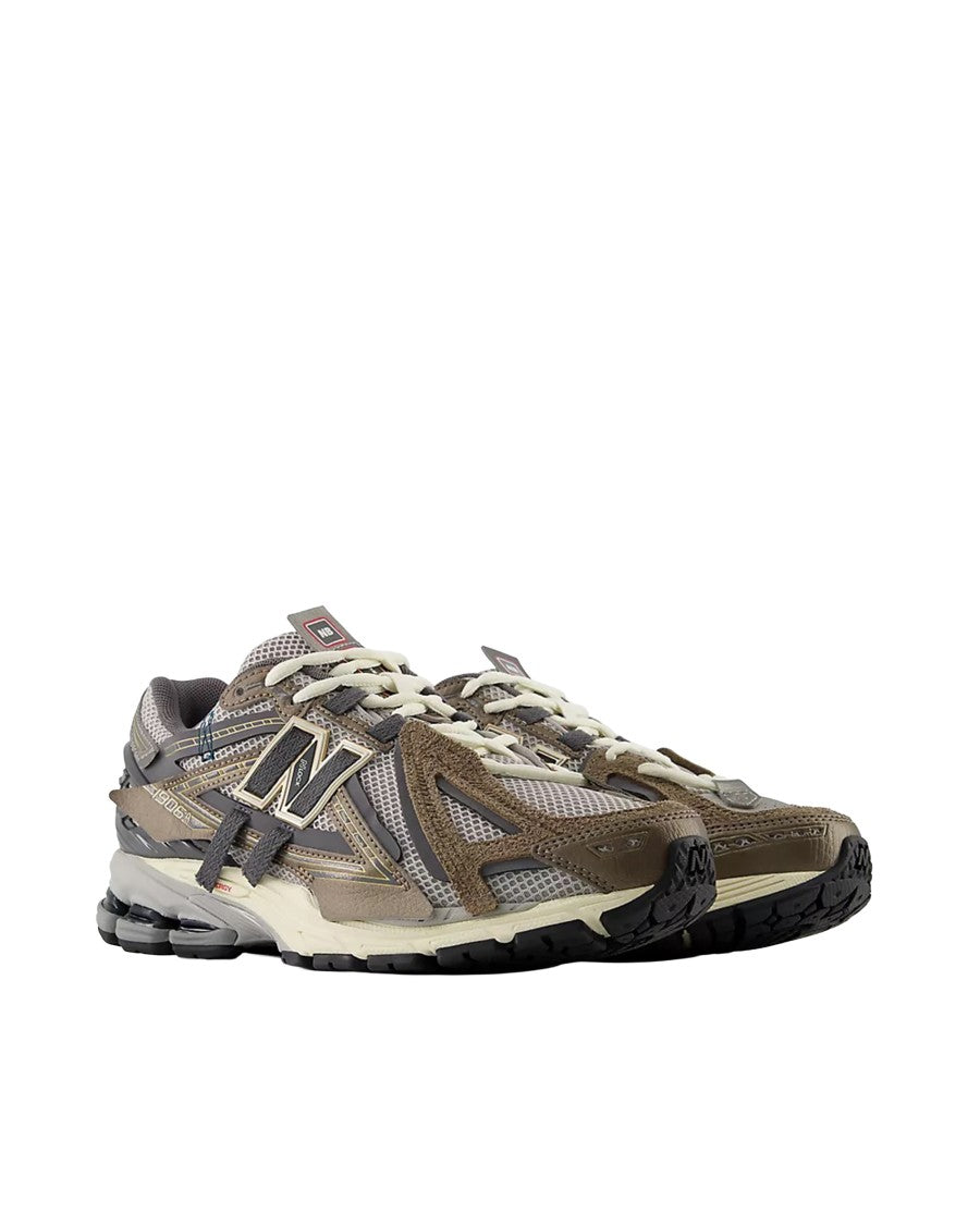 New Balance Sporty Sneakers With Open-Hole Mesh And Curvilinear Overlays