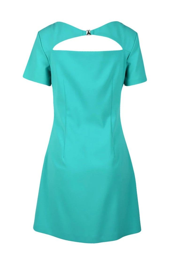 Patrizia Pepe Green Polyester Stretch Dress