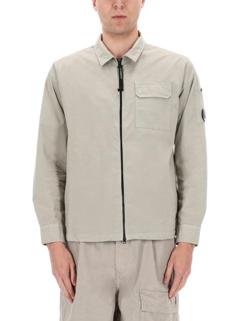 C.P. Company Regular Fit Zip-Closure Overshirt