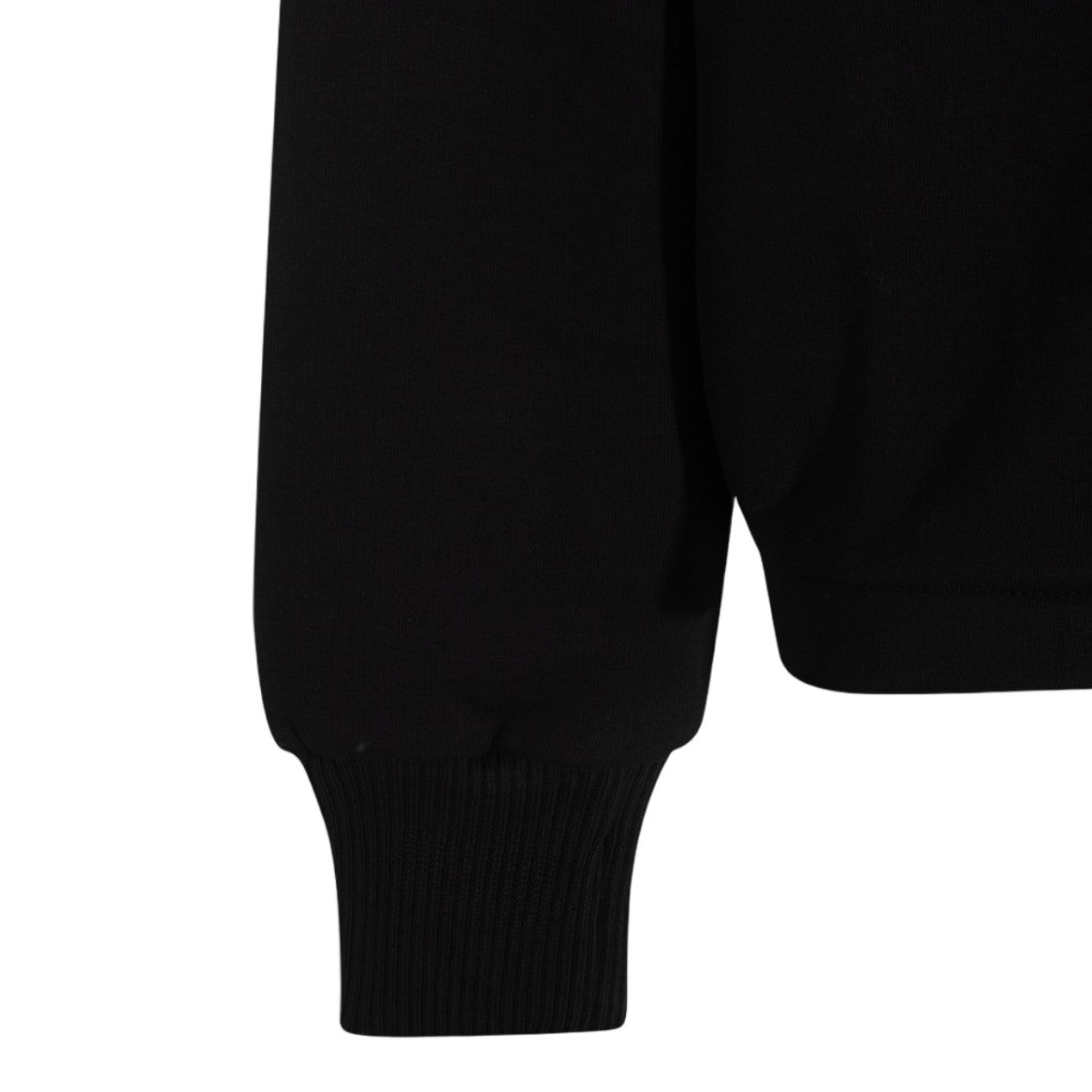 Thom Krom Minimalist Black Jacket With High Ribbed Collar