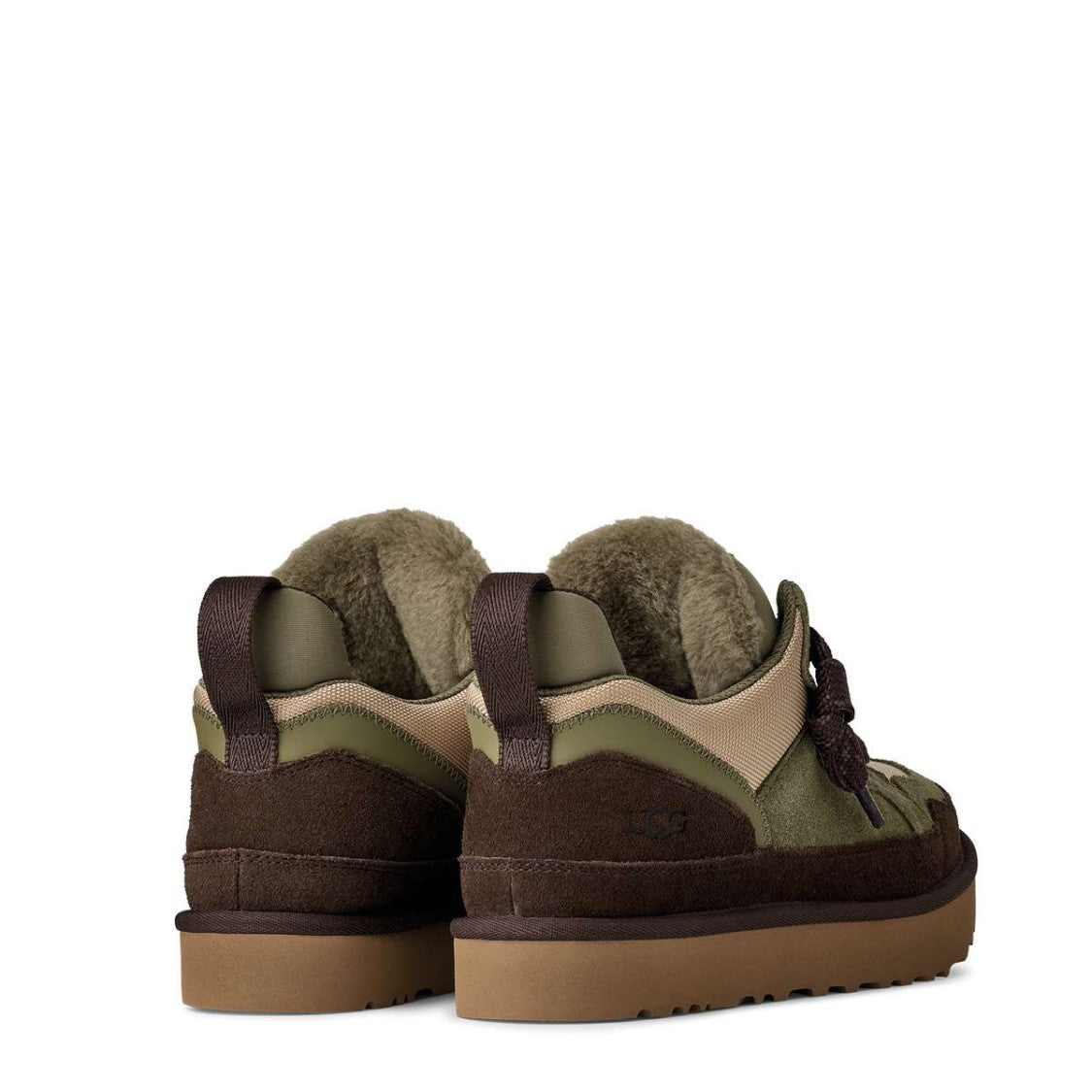 Ugg M Lowmel Burnt Olive Mustard Seed Sneakers