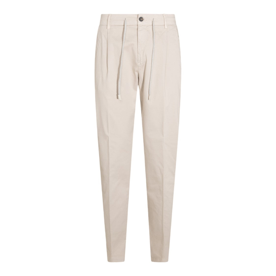 Eleventy Slim Tapered Trousers With High Waist