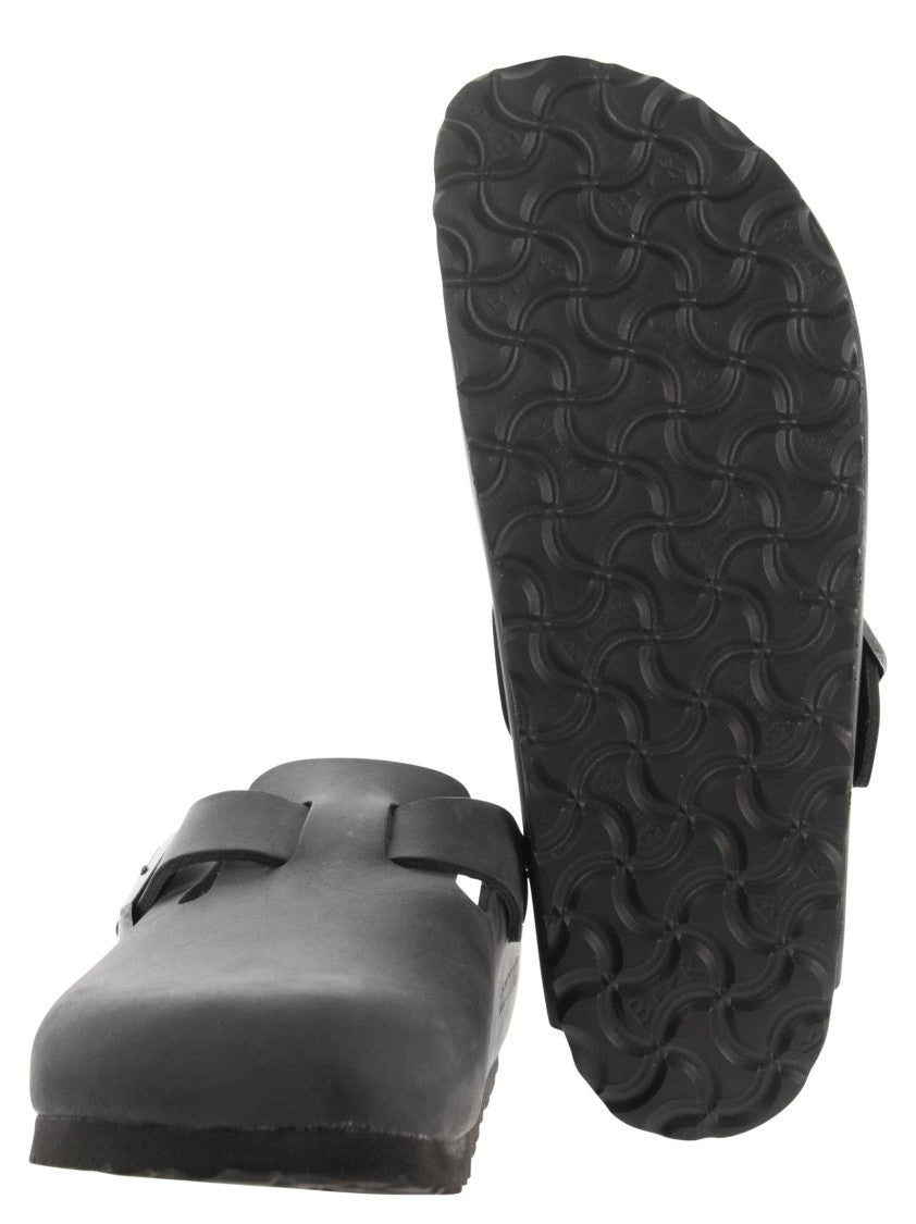 Birkenstock Boston - Oiled Leather Sabot