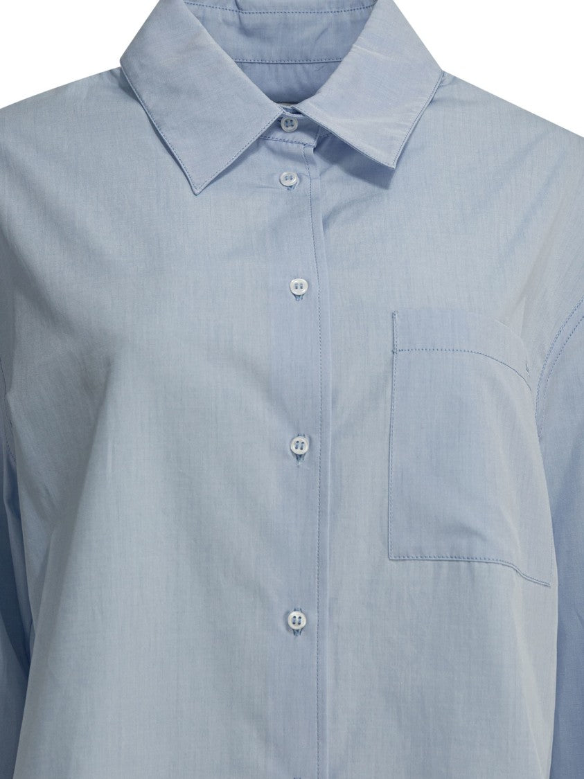 Loulou De Saison Classic Blue Button-Up Shirt With