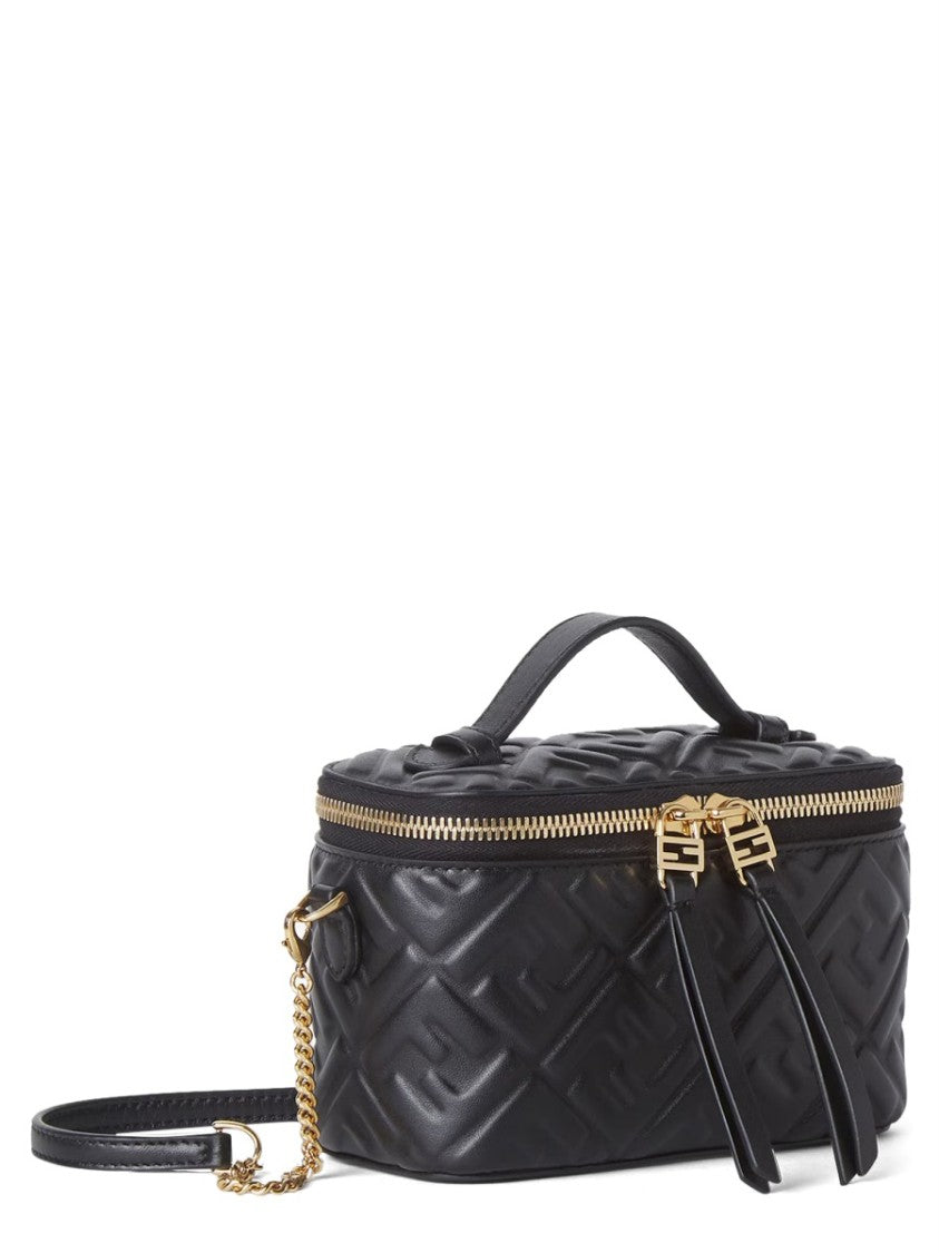 Fendi Compact Quilted Leather Mini Shoulder Bag