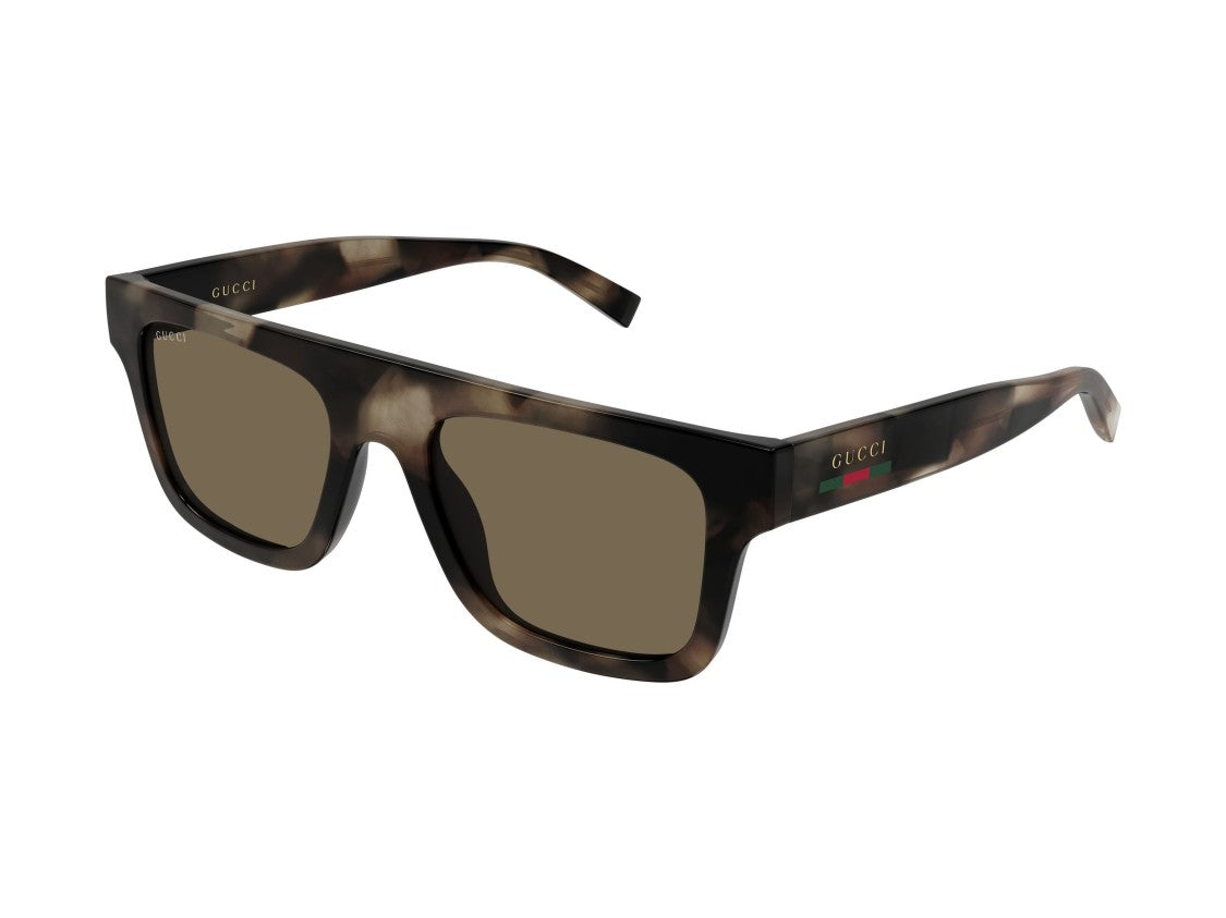 Gucci Tortoiseshell Gg2235s Oversized Square Sunglasses