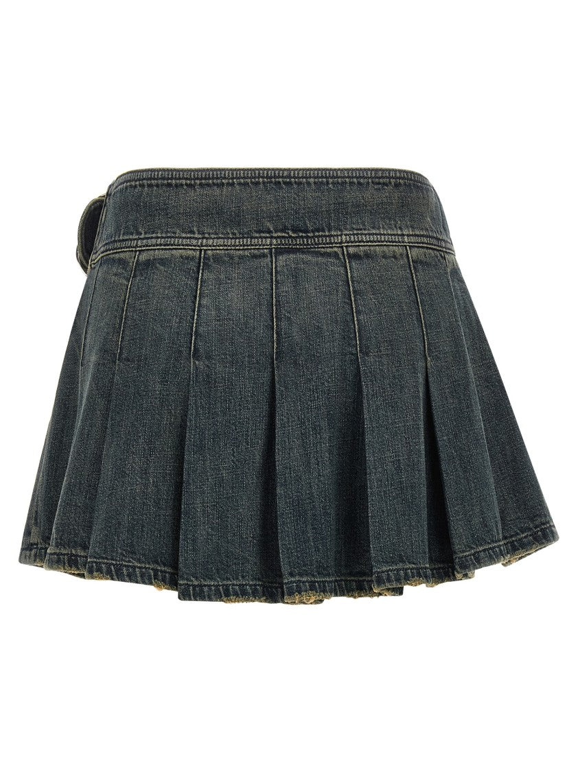 Balenciaga 'Buckle Pleated' Skirt