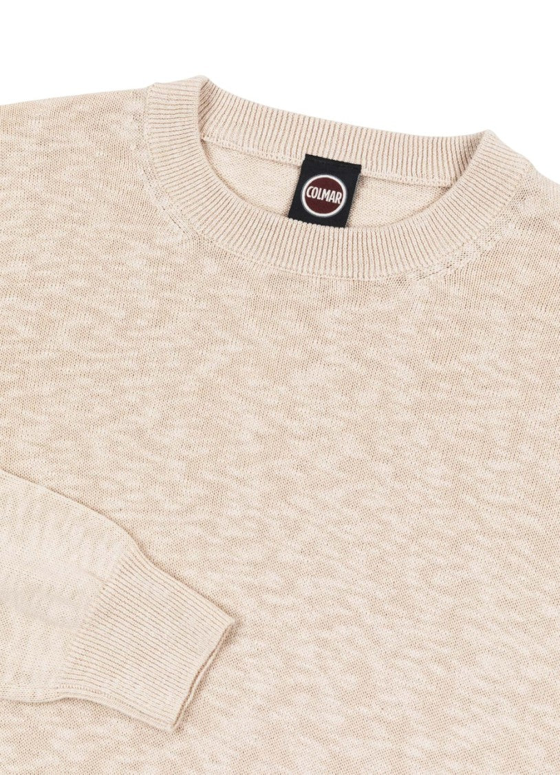 Colmar Textured Knit Sweater With Crew Neckline And Relaxed Fit
