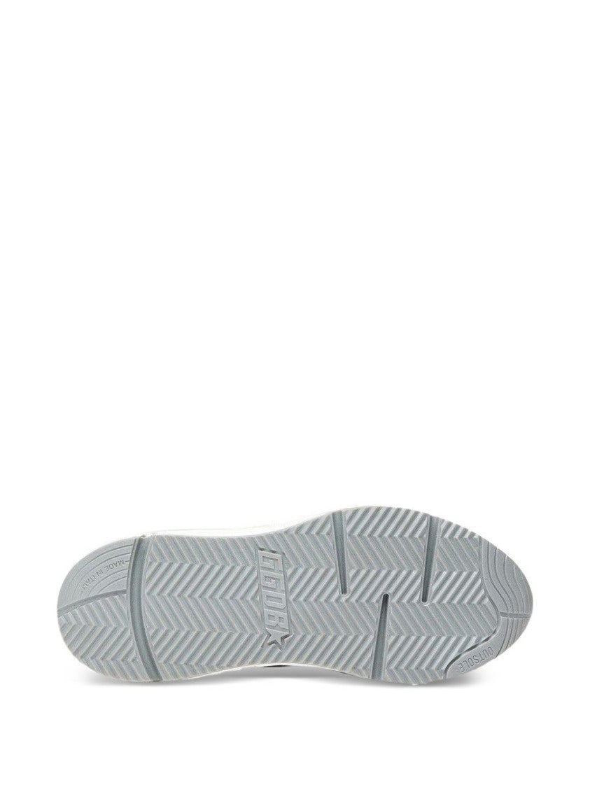 Golden Goose Sleek Silhouette Sneakers With Glittery Accents