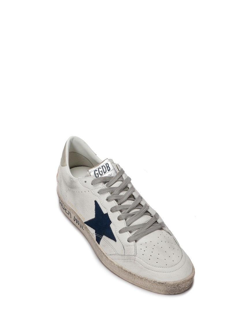 Golden Goose Ballstar Nappa Upper Toe And Spur Suede Star Leath