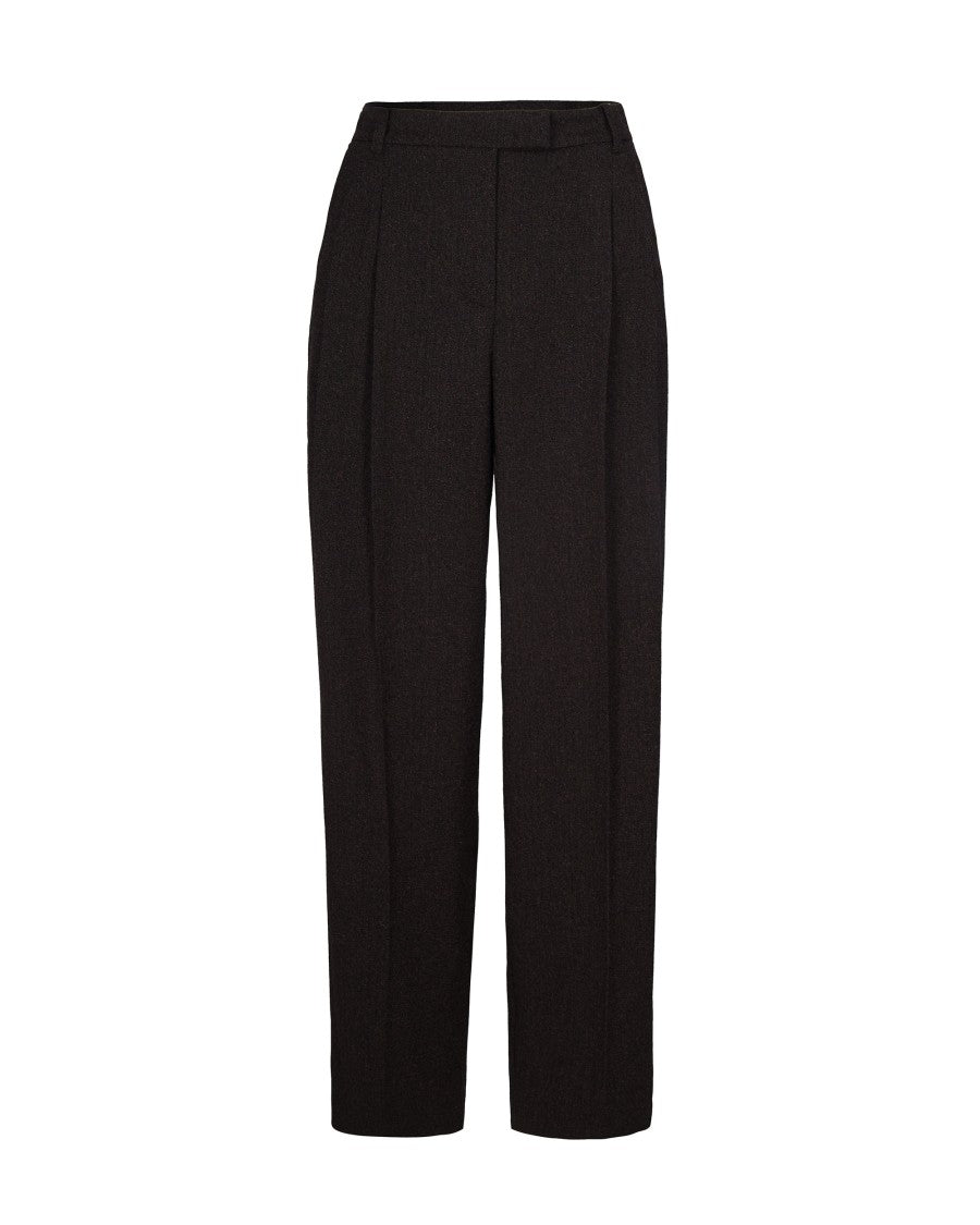 Patrizia Pepe Structured Wide-Leg Pants With Textured Detail