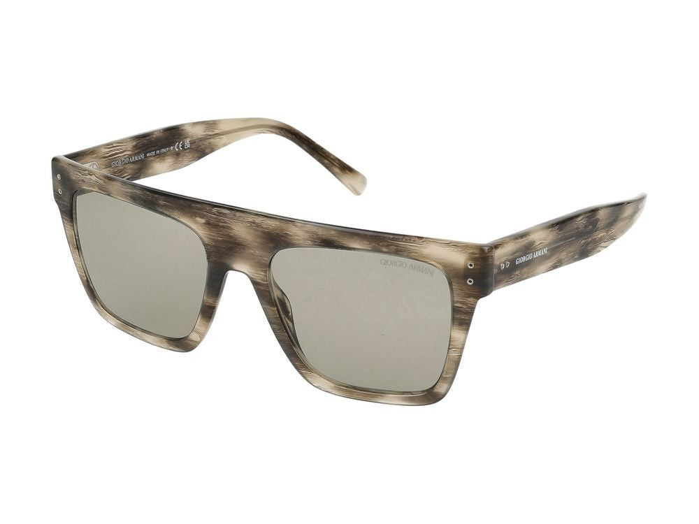 Giorgio Armani Sunglasses Giorgio Armani 0Ar8177 5922/3 Striped Light Grey 52/18/145