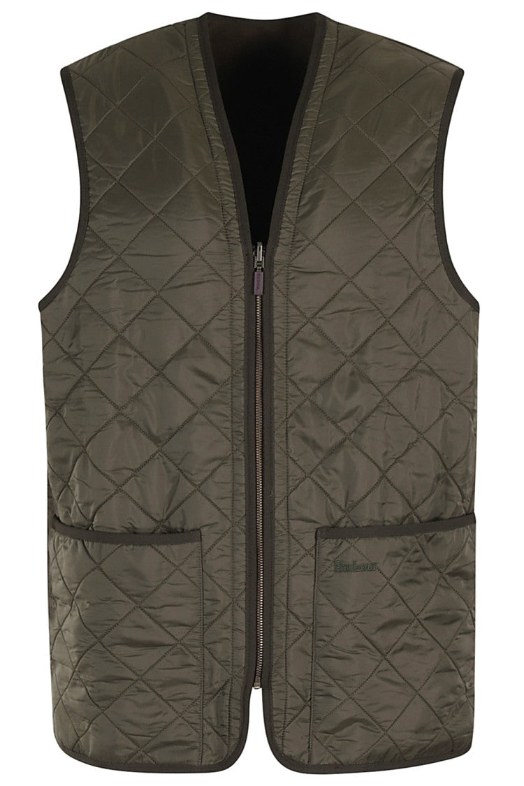 Barbour Quilted Olive Green Polarquilt Gilet