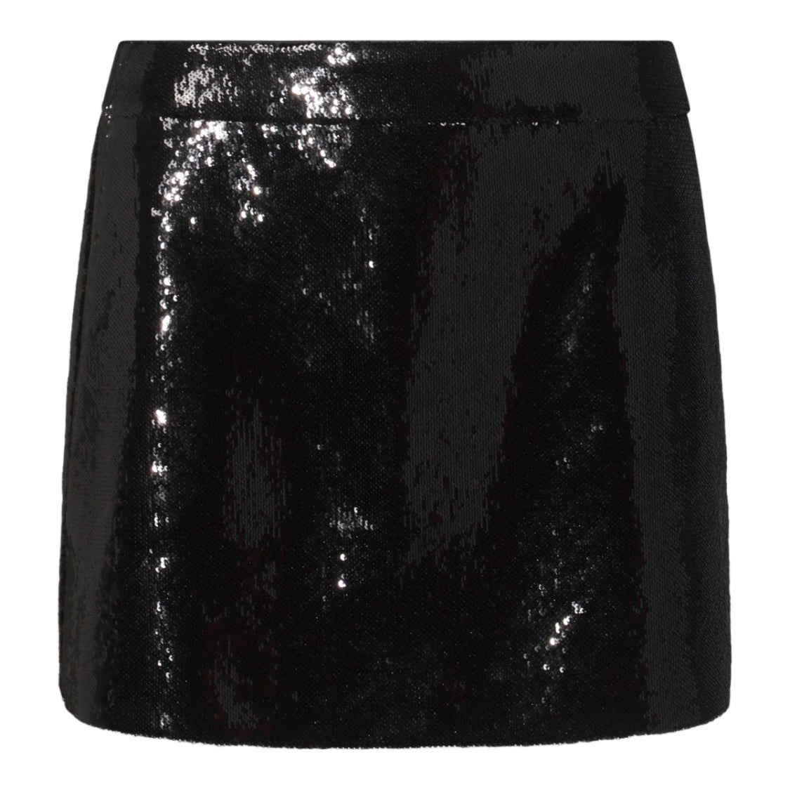 Dolce & Gabbana Mini Sequin Skirt With Fitted Waistband