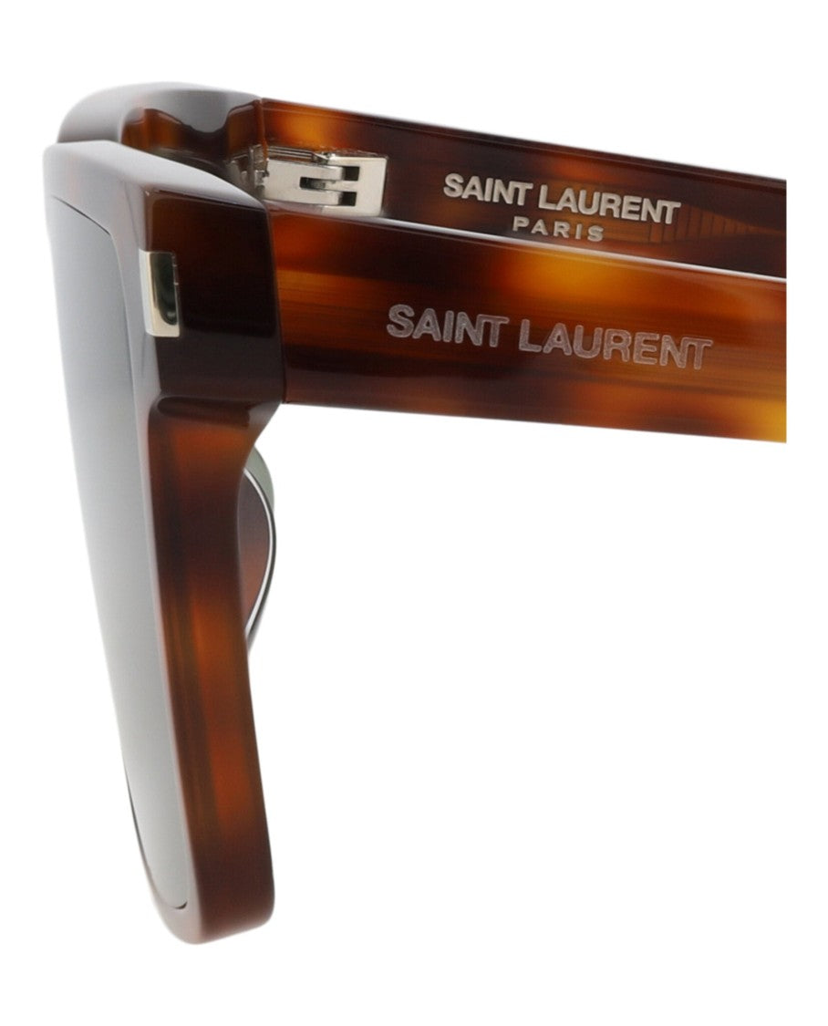 Saint Laurent Square-Frame Recycled Acetate Sunglasses